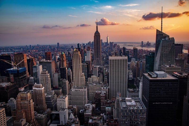 Manhattan cityscape for urban exploration